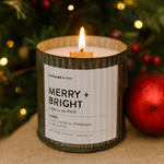 Load image into Gallery viewer, Merry + Bright Rustic Rustic Candle