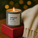 Load image into Gallery viewer, Spruce It up Rustic Candle