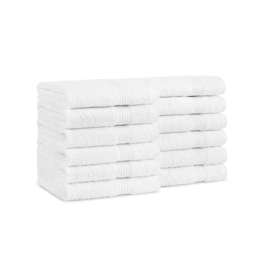 White Plush Bath Towels