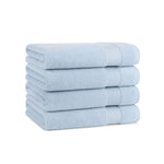 Load image into Gallery viewer, Blue Plush Bath Towels