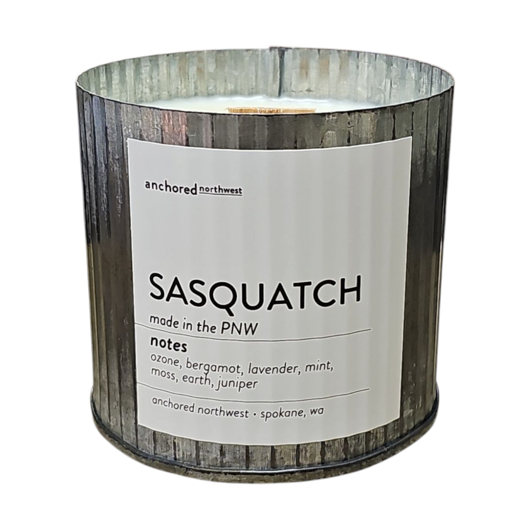 Sasquatch Rustic Candle