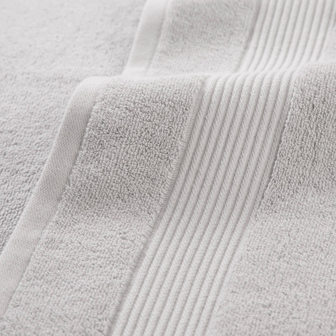 Grey Plush Bath Towels