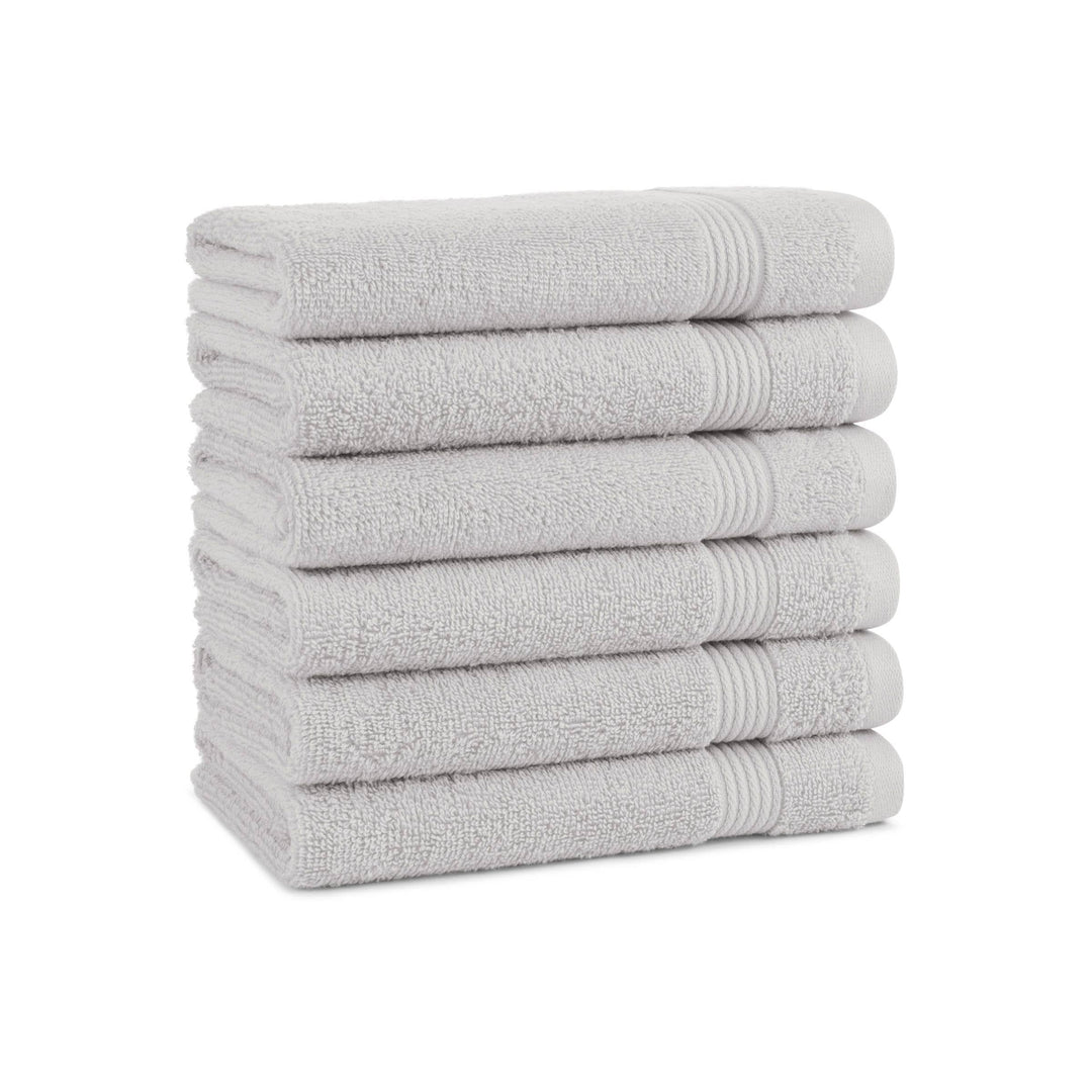 Grey Plush Bath Towels