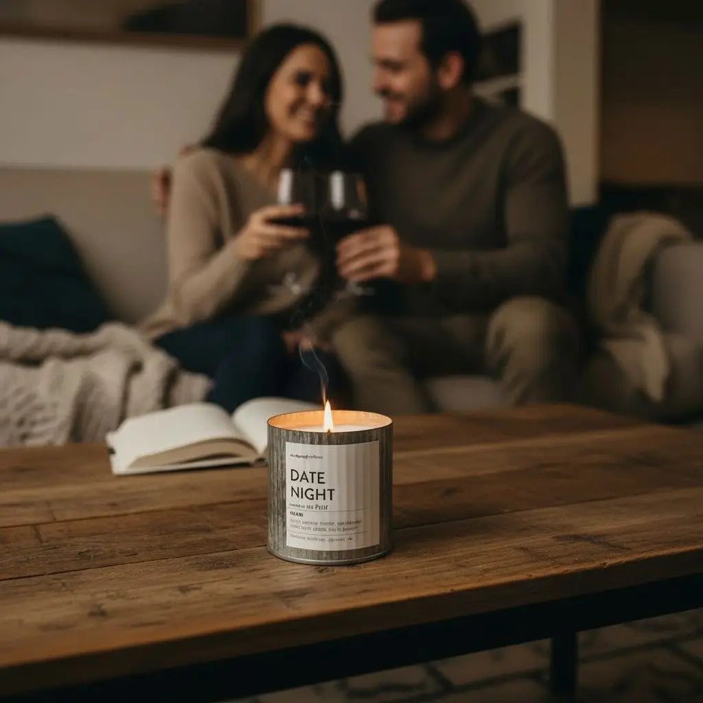 Date Night Rustic Candle