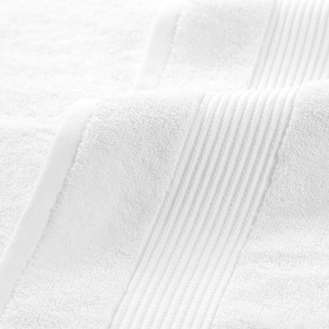 White Plush Bath Towels