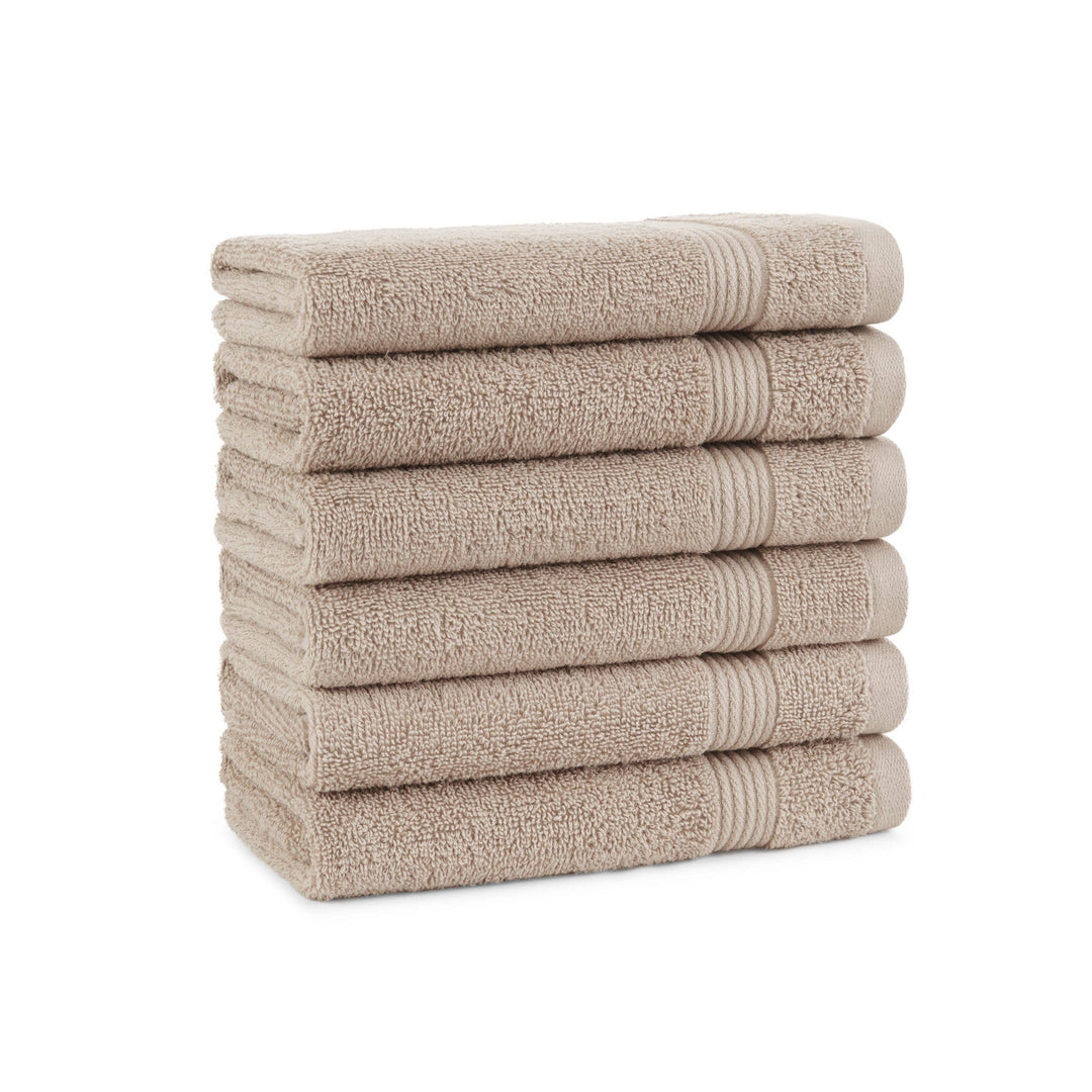 Beige Plush Bath Towels